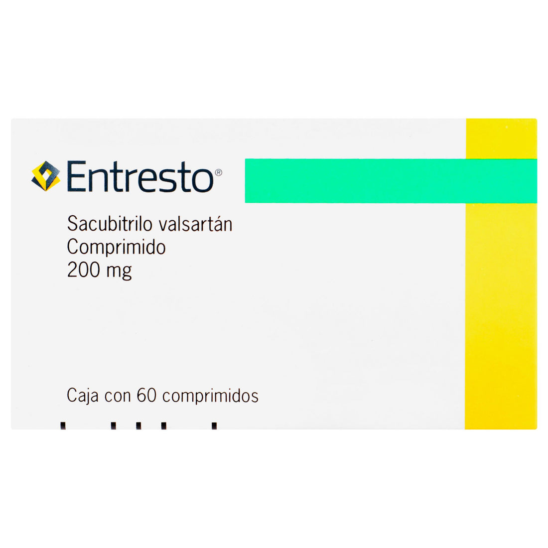 Entresto 200Mg Con 60 Tabletas (Sacubitrilo Valsartan) 5 - 7501124819231