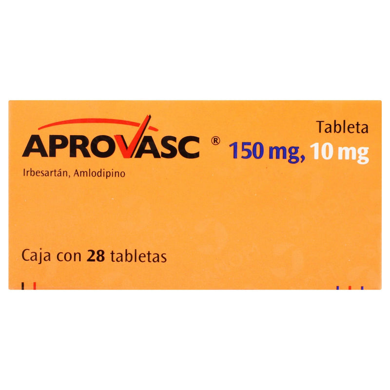 Aprovasc 150Mg/10Mg Con 28 Tabletas (Irbesartan/Amlodipino) - WeCare Pharma