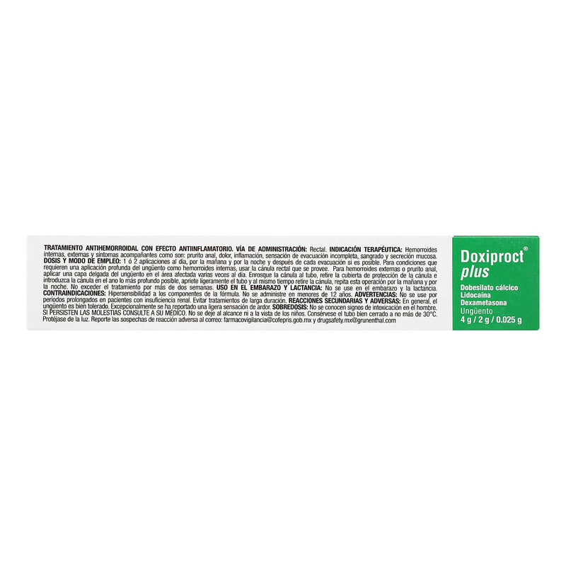 Doxiproct Plus Tubo 60G - WeCare Pharma