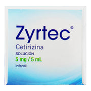 Zyrtec Solución 5Mg/5Ml 100Ml (Cetirizina) - WeCare Pharma