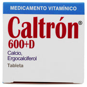 Caltron 600+D Con 60 Tabletas (Calcio/Ergocalciferol) - WeCare Pharma
