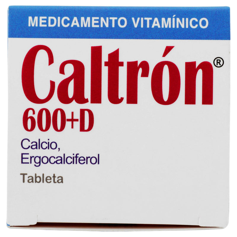 Caltron 600+D Con 60 Tabletas (Calcio/Ergocalciferol) - WeCare Pharma