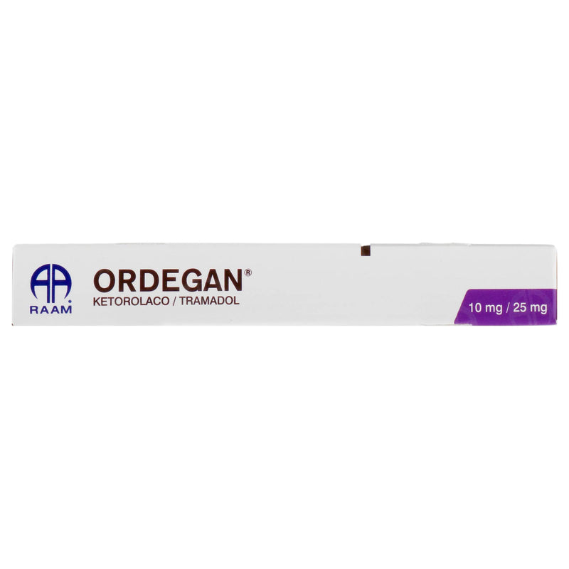 Ordegan 10Mg/25Mg Con 10 Capsulas (Ketorolaco/Tramadol) - WeCare Pharma