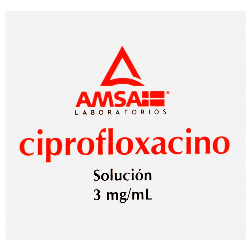 Ciprofloxacino 3 Mg Solución Oftálmica 5 Ml Amsa - WeCare Pharma