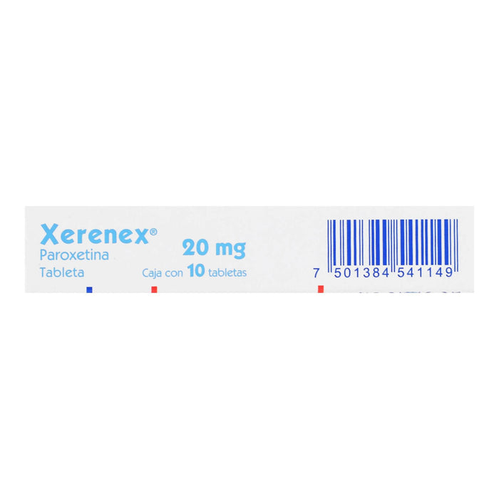 Xenerex 20Mg Con 10 Tabletas (Paroxetina) - WeCare Pharma