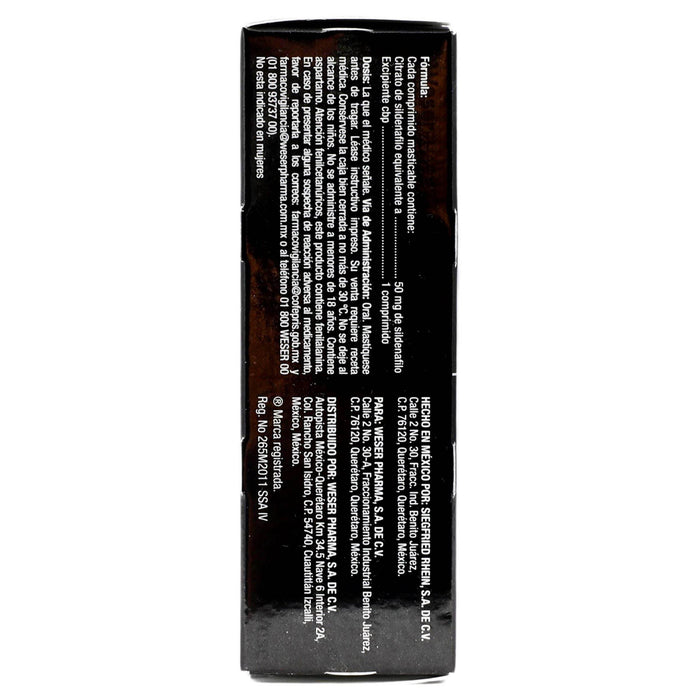 Lerk Jet (Sildenafil) Comp Masticable 50Mg Con 1 - WeCare Pharma