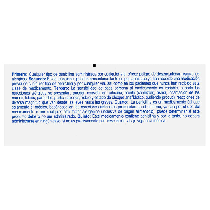 Penprocilina Frasco 400 000Unid Con 1 Ampulas (Bencilpenicilina Procaina/Bencilpenicilina) - WeCare Pharma