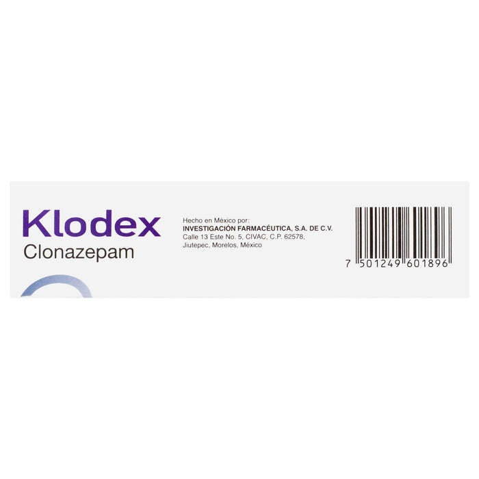 Klodex (Clonazepam) Tabletas 2Mg Con 30 - WeCare Pharma