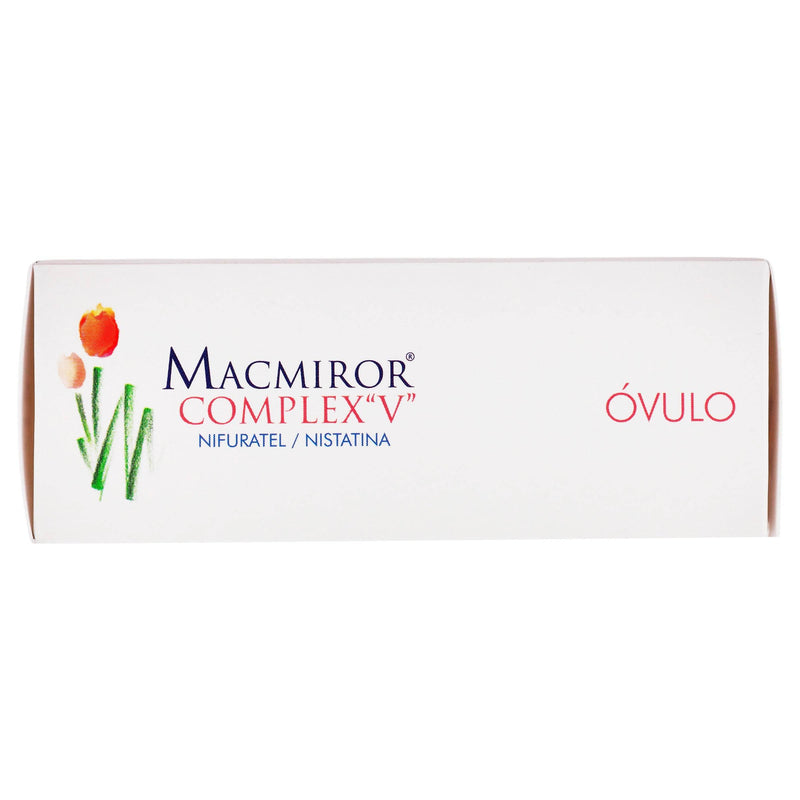 Macmiror Complex V Ovulos 500Mg/20000Unid Con 6 (Nifuratel/Nistatina) - WeCare Pharma