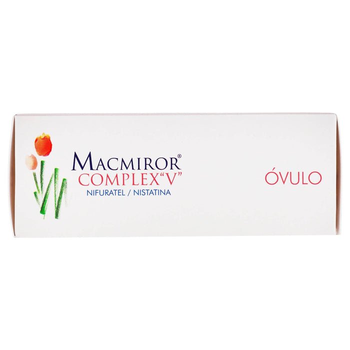 Macmiror Complex V Ovulos 500Mg/20000Unid Con 6 (Nifuratel/Nistatina) - WeCare Pharma