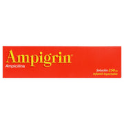 Ampigrin Infantil Frasco 250Mg Con 3 Ampulas (Ampicilina) - WeCare Pharma