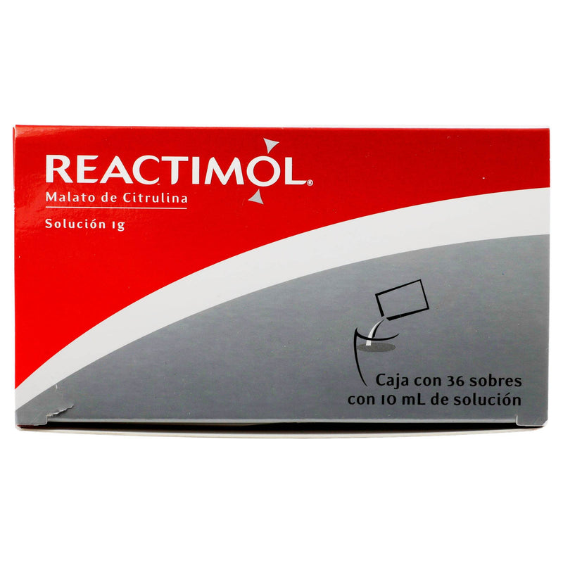 Reactimol Solución 1G Sobres 10Ml Con 36 (Malato De Citrulina) - WeCare Pharma