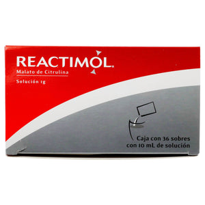 Reactimol Solución 1G Sobres 10Ml Con 36 (Malato De Citrulina) — WeCare ...