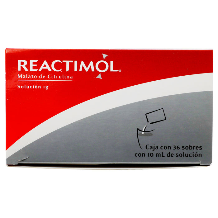 Reactimol Solución 1G Sobres 10Ml Con 36 (Malato De Citrulina) 6 - 7502267780075