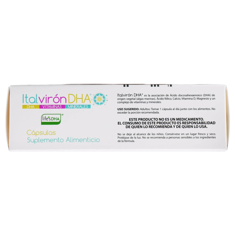 Italviron Dha 190G Con 30 Capsulas (Dha/Vitaminas/Minerales) - WeCare Pharma