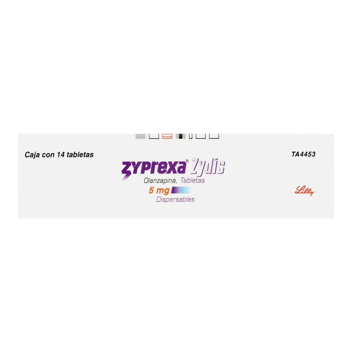 Zyprexa Zydis Disp 5Mg Con 14 Tabletas (Olanzapina) 5 - 7501082242072