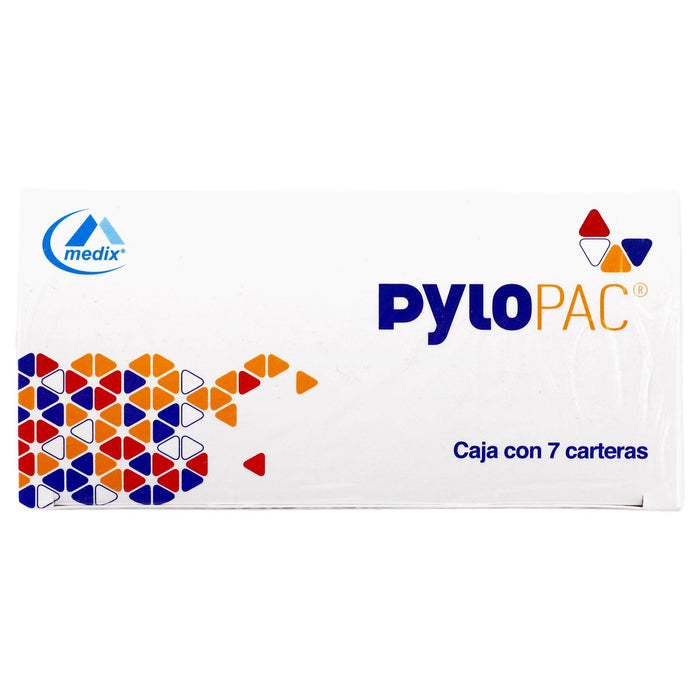 Pylopac 30Mg/500Mg/500Mg Con 7 Pack Capsulas (Lansoprazol/Claritromicina/Amoxicilina) - WeCare Pharma