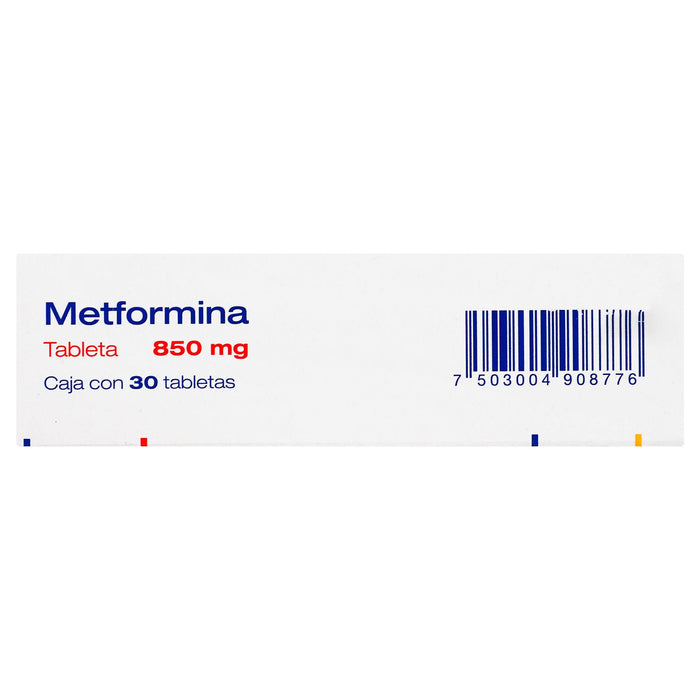 Glunovag 850Mg Con 30 Tabletas (Metformina) - WeCare Pharma