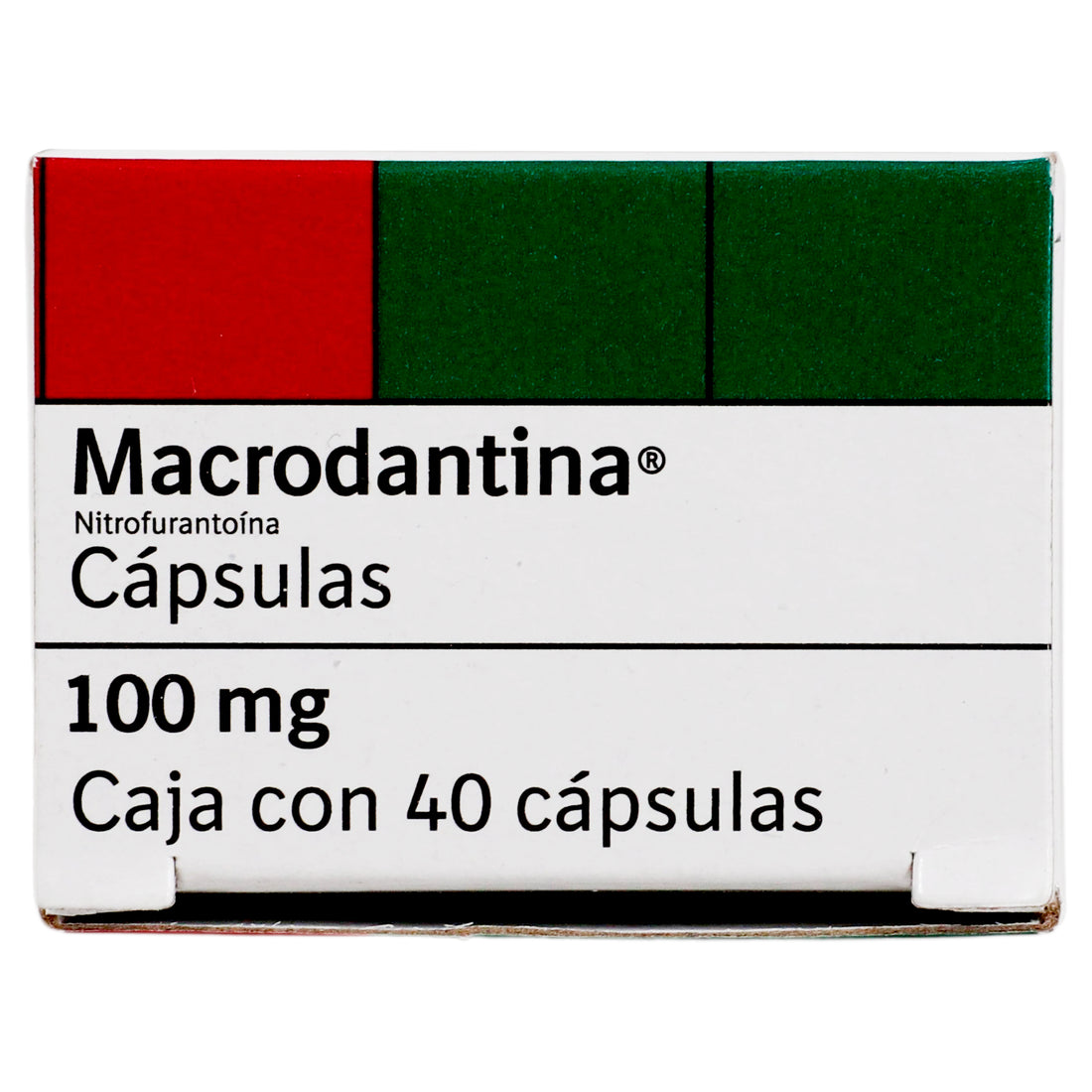 Macrodantina 100Mg Con 40 Capsulas (Nitrofurantoina) 5 - 7501037950526