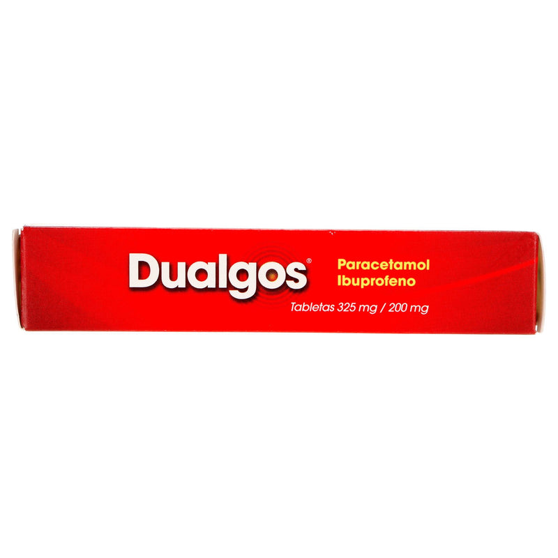 Dualgos 325Mg/200Mg Con 20 Tabletas (Paracetamol/Ibuprofeno) - WeCare Pharma