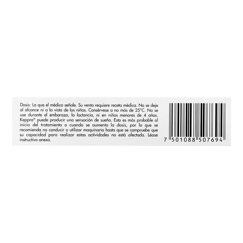 Keppra 1G Con 30 Tabletas (Levetiracetam) - WeCare Pharma