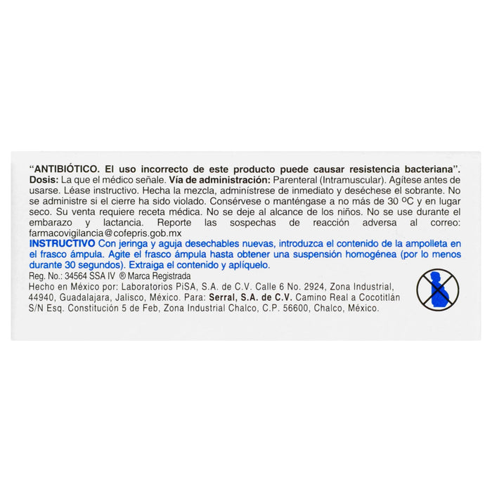 Penprocilina Frasco 80 000Unid Con 1 Ampulas (Bencilpenicilina Procaina/Bencilpenicilina) - WeCare Pharma