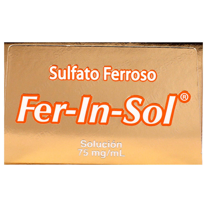 Fer-In-Sol Solución 75Mg/Ml Con 50Ml (Sulfato Ferroso) - WeCare Pharma