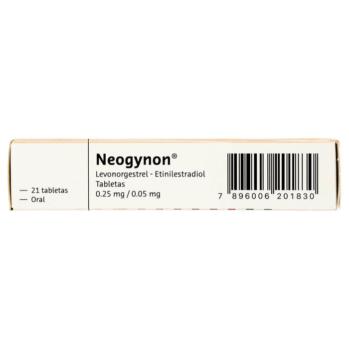 Neogynon (Levonorgestrel/Etinelestradiol) Tabletas 0.25/0.05Mg Con 21 - WeCare Pharma
