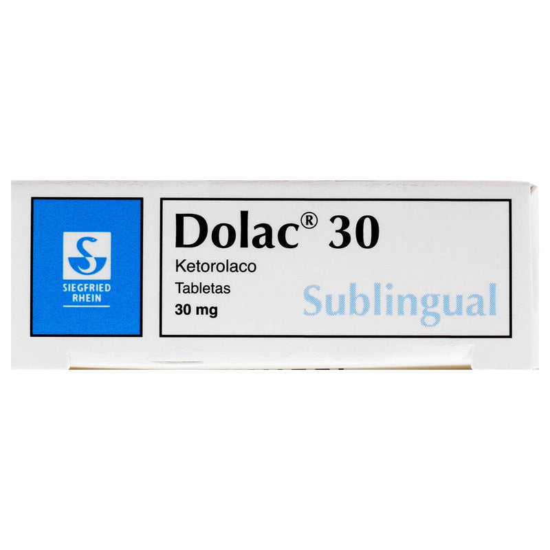 Dolac Sl 30Mg Con 2 Tabletas (Ketorolaco) - WeCare Pharma