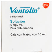 Ventolin Frasco 5Mg/Ml 10Ml Ampulas (Salbutamol) - WeCare Pharma