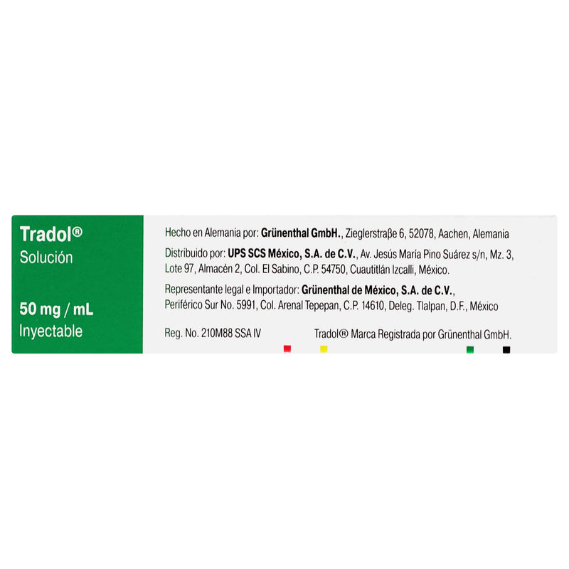 Tradol 50Mg/Ml Con 3 Ampulas (Tramadol) - WeCare Pharma