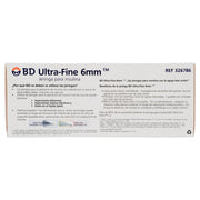 Jeringa Insulina Ultrafine Bd 0.5Ml 31Gx6Mm Con 30 - WeCare Pharma