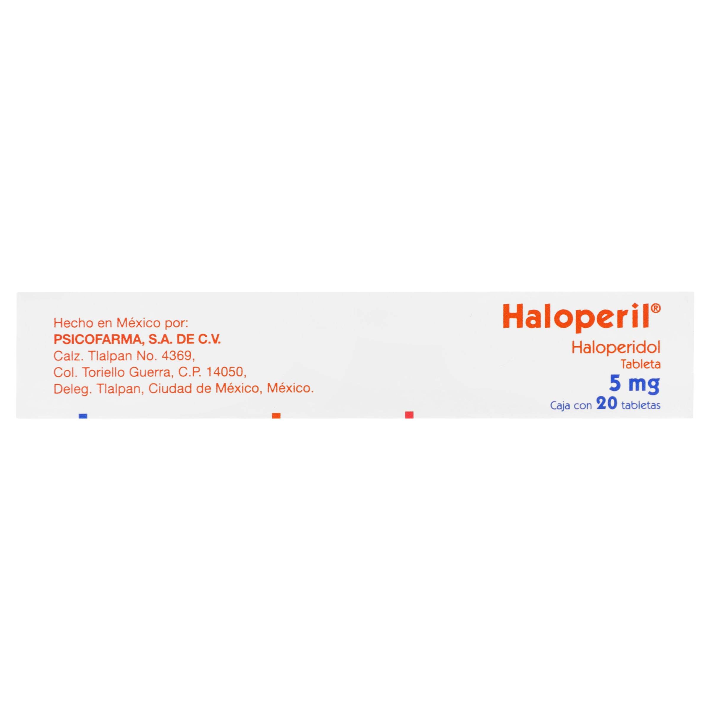 Haloperil 5Mg Con 20 Tabletas (Haloperidol) — WeCare Pharma