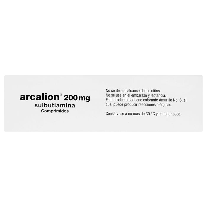 Arcalion 200Mg Con 60 Comprimidos (Sulbutiamina) 5 - 3594450400215