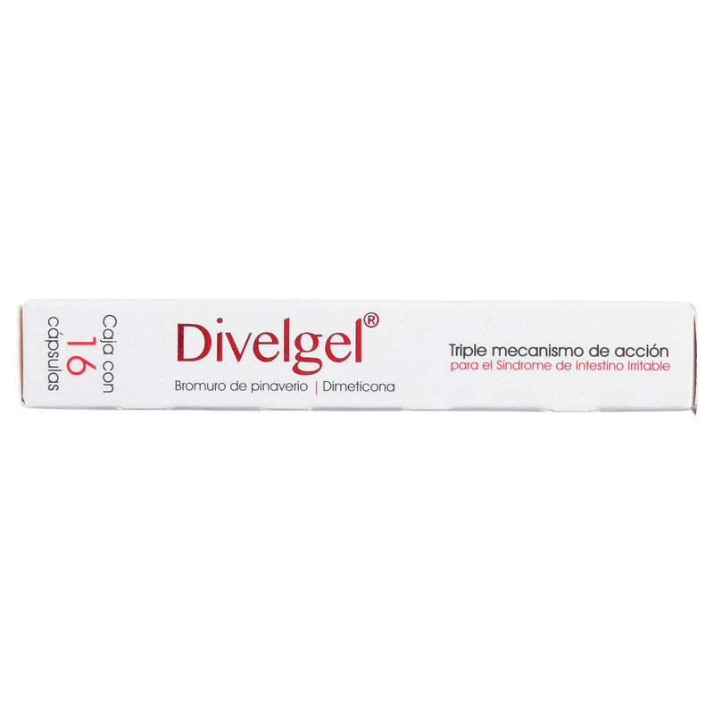 Divelgel 100Mg/300Mg Con 16 Tabletas (Bromuro De Pinaverio/ Dimeticona) - WeCare Pharma