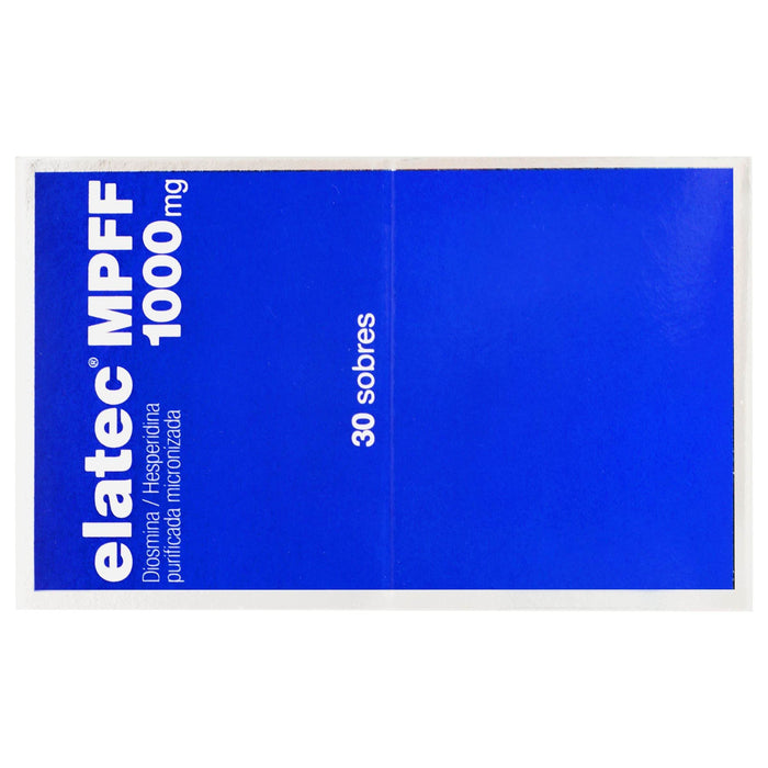 Elatec Mpff Sobres 1000Mg/10Ml Con 30 (Diosmina/Hesperidina) — WeCare ...