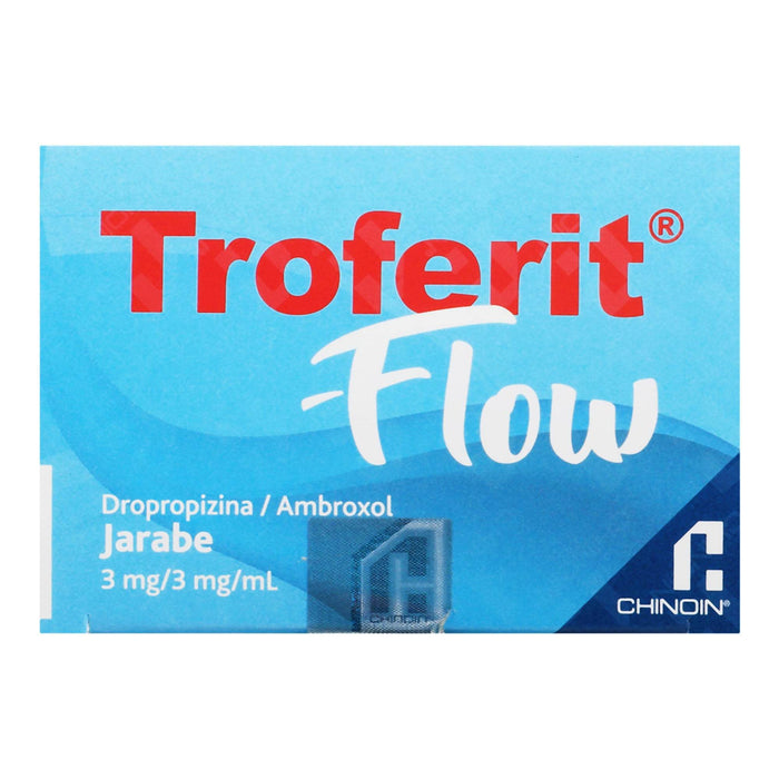 Troferit Flow Jarabe 3Mg/3Mg/Ml 120Ml (Dropropizina/Ambroxol) - WeCare Pharma