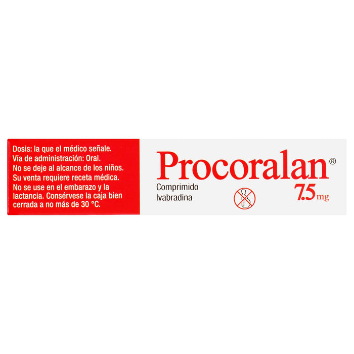 Procoralan (Ivabradina) Com 7.5Mg Con 56 - WeCare Pharma