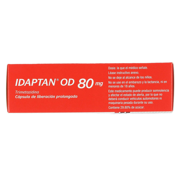Idaptan Od 80Mg Con 30 Capsulas (Trimetazidina) - WeCare Pharma