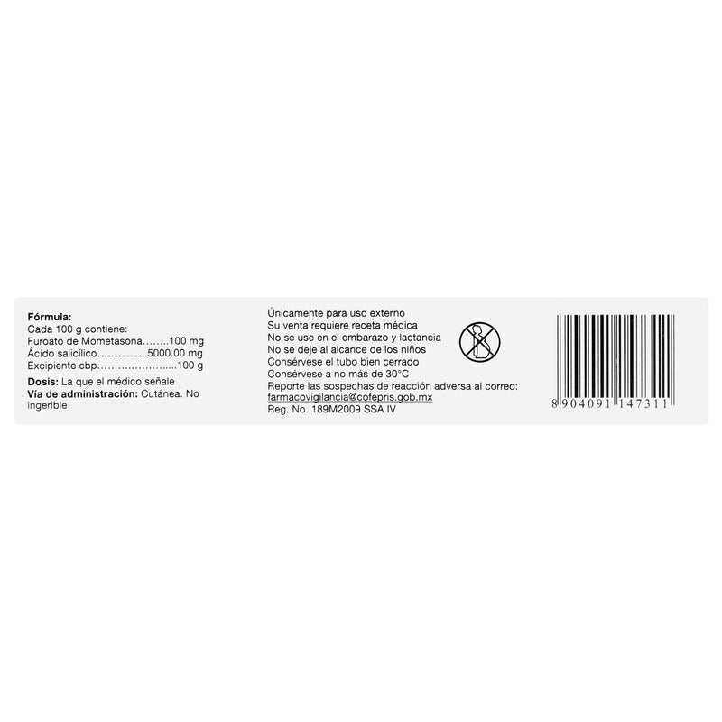 Momate Ung 1%/5% 30G (Mometasona/Acido Salicilico) - WeCare Pharma