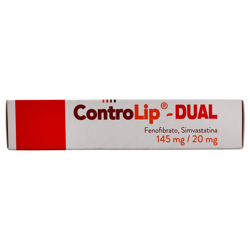Controlip Dual 145Mg/20Mg Con 30 Capsulas (Fenofibrato/Simvastatina) - WeCare Pharma