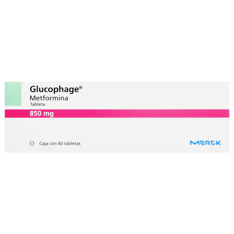 Glucophage 850Mg Con 60 Tabletas (Metformina) - WeCare Pharma