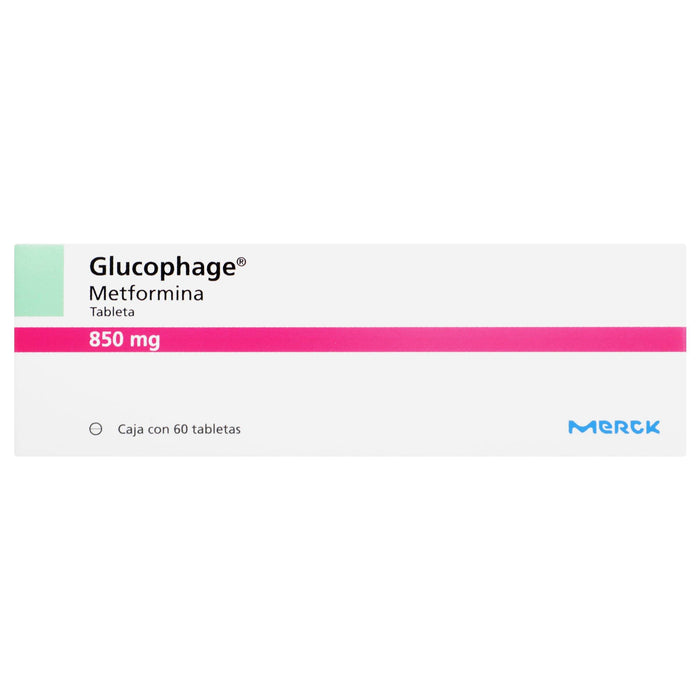 Glucophage 850Mg Con 60 Tabletas (Metformina) - WeCare Pharma