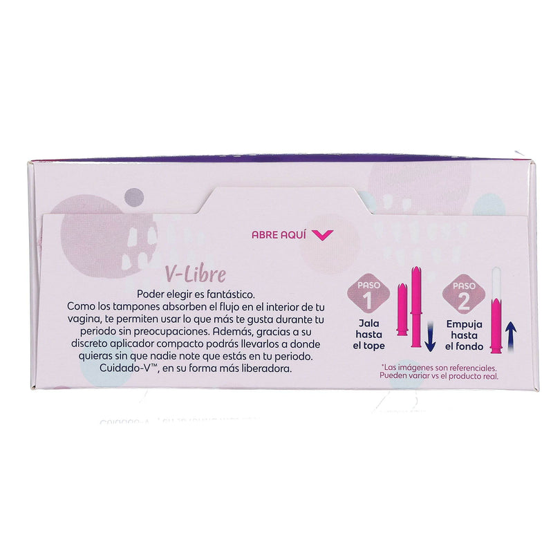 Tampones Saba Súper Plus V-Compacto Con 10 - WeCare Pharma