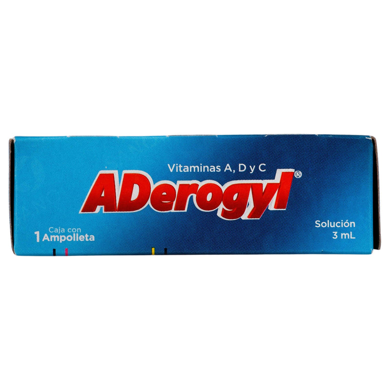 Aderogyl 3Ml Con 1 Ampulas (Retinol/Ac Ascorbico/Ergocalciferol) - WeCare Pharma