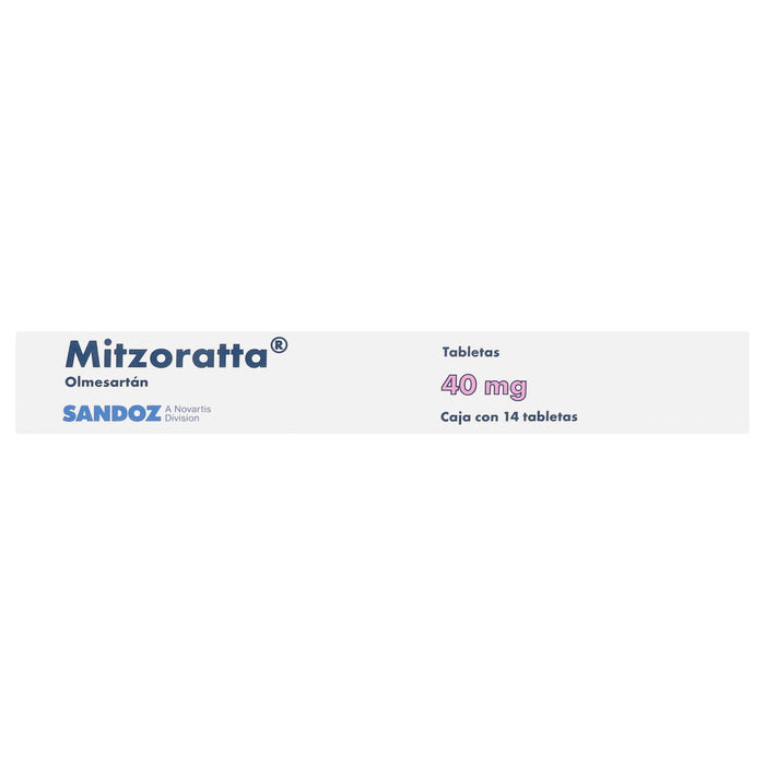 Mitzoratta (Olmesartan) Tabletas 40Mg Con 14 - WeCare Pharma