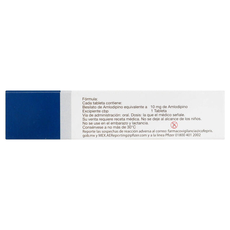 Norvas 10Mg Con 20 Tabletas (Amlodipino) - WeCare Pharma
