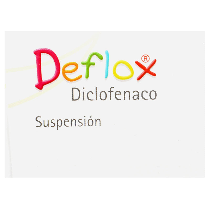 Deflox Suspensión 180Mg/100Ml 120Ml (Diclofenaco) - WeCare Pharma