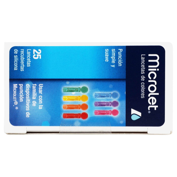Microlet Ascencia Lancetas Con 25 - WeCare Pharma