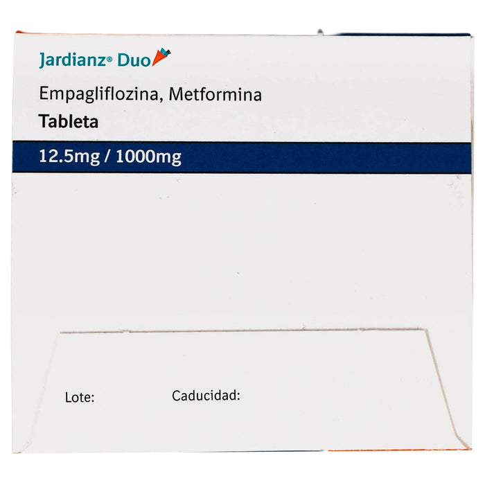 Jardianz Duo 12.5Mg/1000Mg Con 60 Tabletas (Empagliflofina/Metformina) - WeCare Pharma